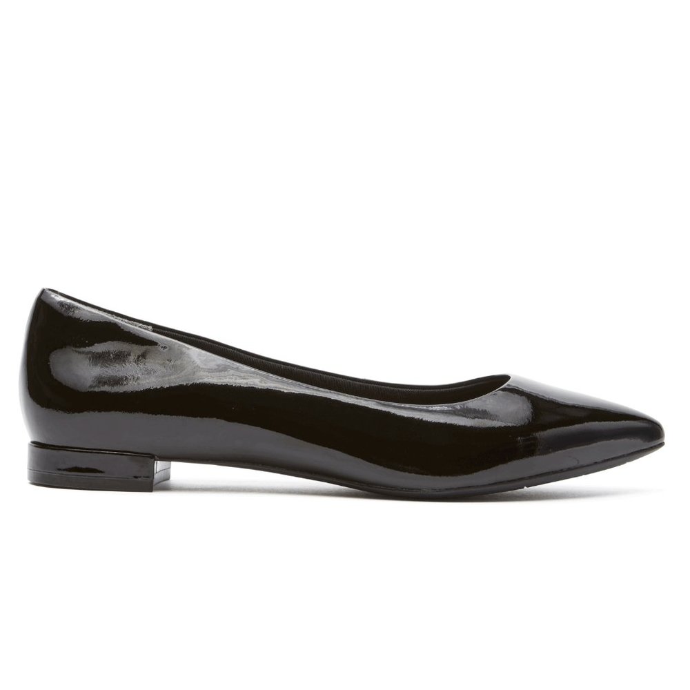 Rockport Ballet Flats Adelyn Black Patent Leather